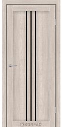 Межкомнатные двери STILTON, PVC Renolit Кастелло Пастельний black